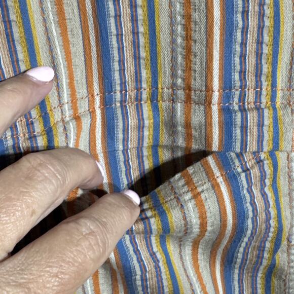 The Territory Ahead Shirt Mens MT Multicolor Stripe Outdoor Southwestern fish - Picture 6 of 8